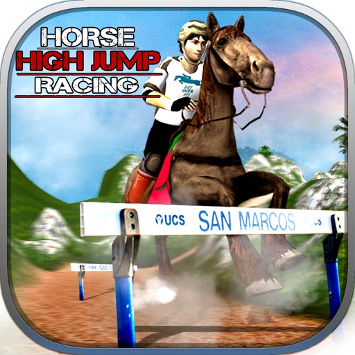 Horse High Jump Racing Icon