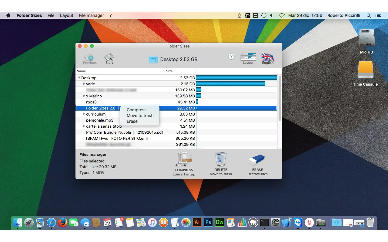#1. Folder Sizes (macOS) Ved: Roberto Piccirilli