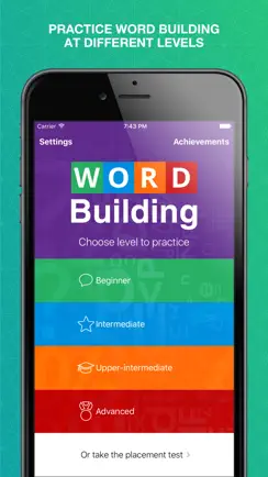 Wordbuilding Practice iPhone image 1