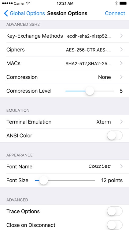 SecureCRT for iOS - SSH Client / Terminal Emulator