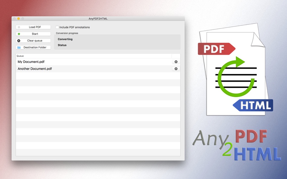 AnyPDF2HTML - 2.1 - (macOS)