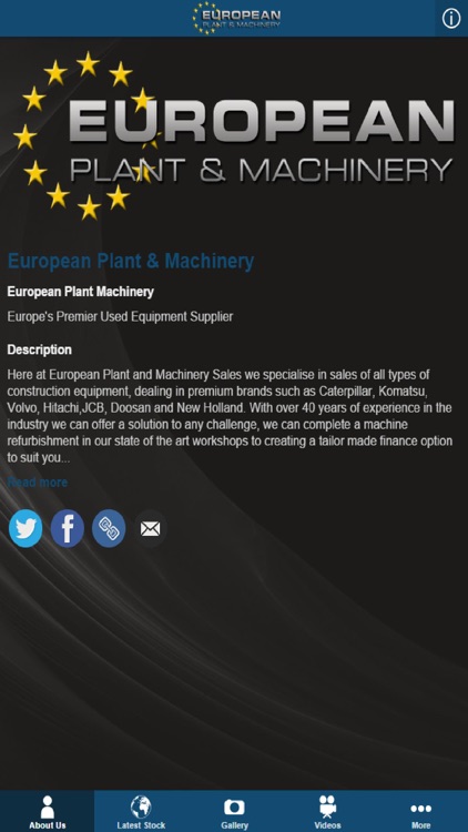 European Plant and Machinery