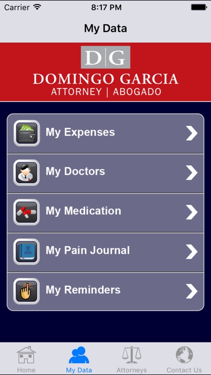 Domingo Garcia Law Injury App