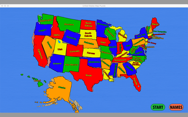United States Map Puzzle thumbnail 3