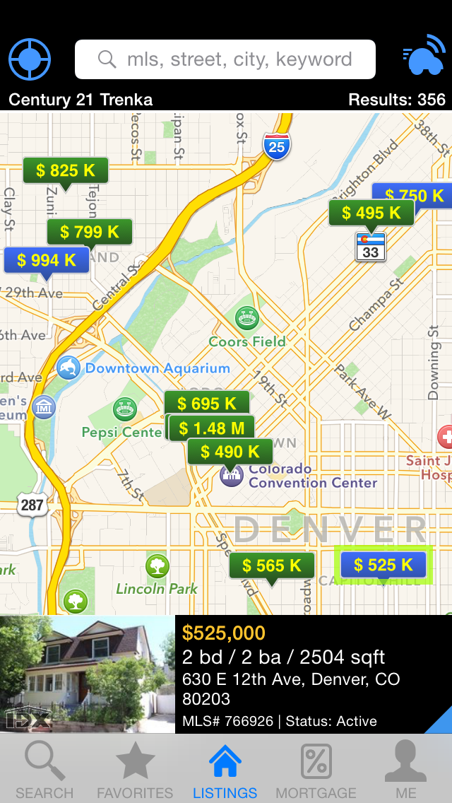 Screenshot #2 pour Century 21 Trenka Real Estate mobile by Homendo