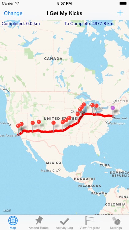 Virtual Journeys for Strava