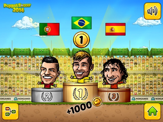 Puppet Soccer 2014 - Kampioenschap voetbal van de Marionette wereld iPad app afbeelding 5