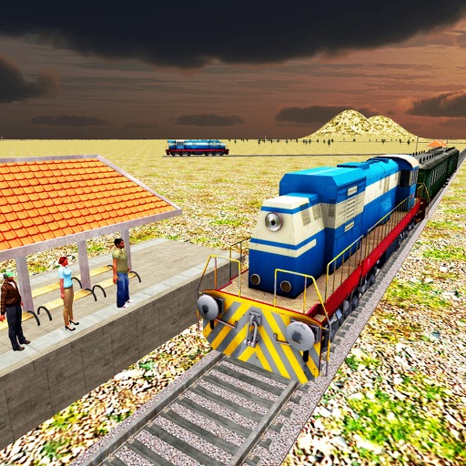 Train Engine Driver Simulator 3D - Drive Steam Engine Train on Rails & Transport Passengers iOS App