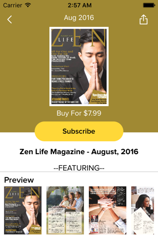 Zen Life Magazine screenshot 3