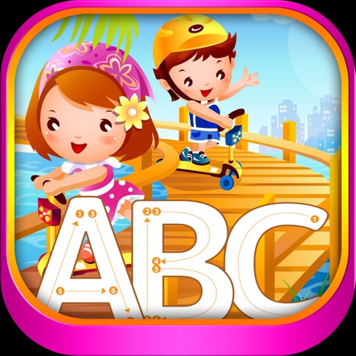 ABC Alphabet Phonics Learning Tracing for Kids Icon