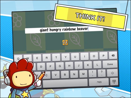 Scribblenauts Remix iPad app afbeelding 3