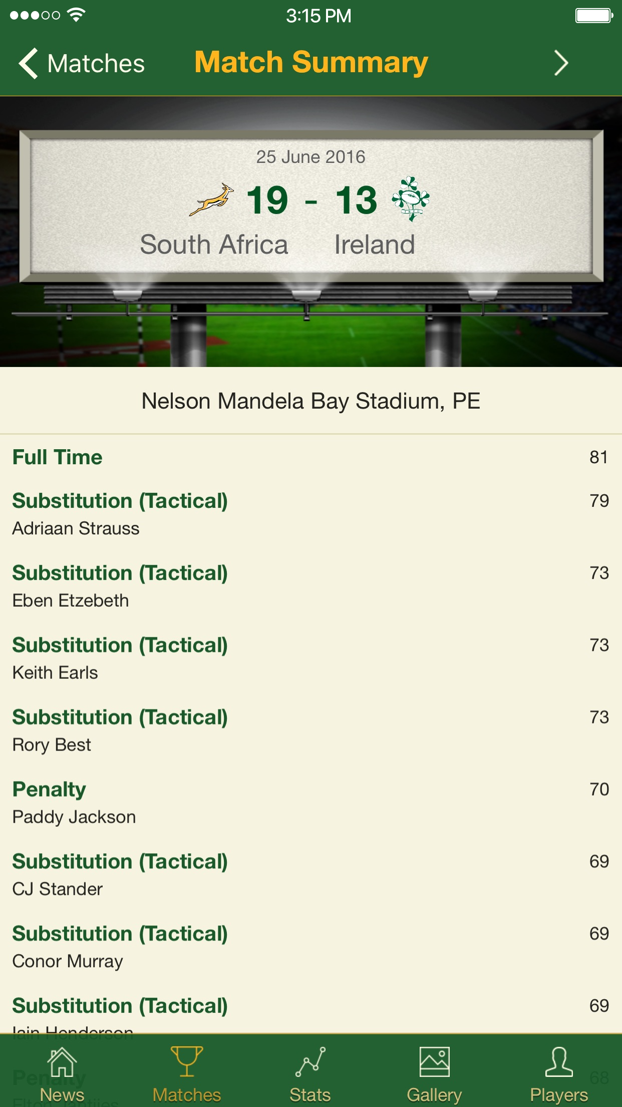 Springbok screenshot 3