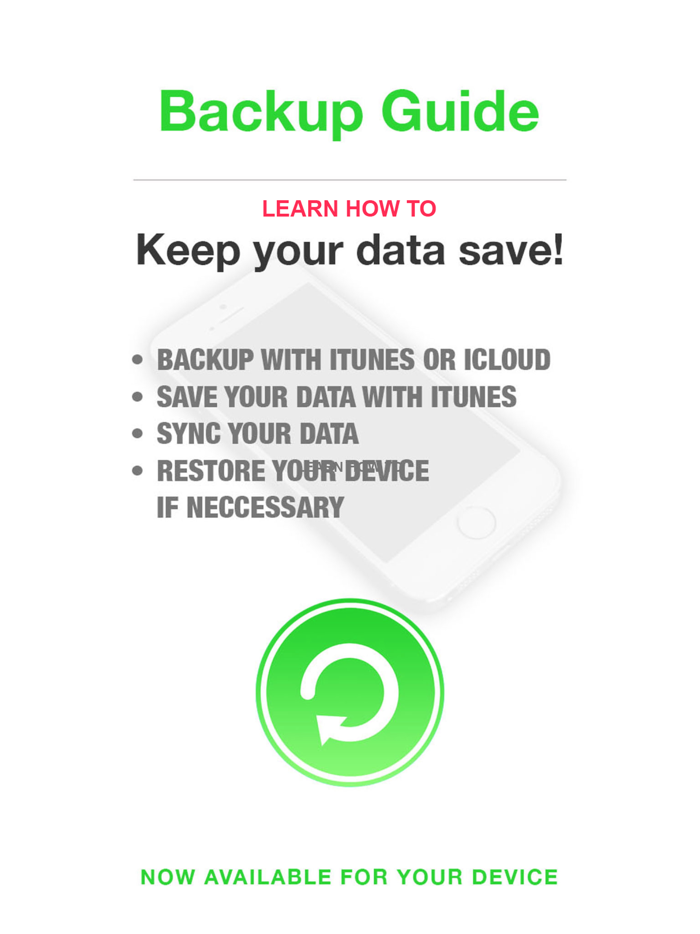 Backup Guide for iPhone and iTunes - Learn how to transfer and recover your data and sms