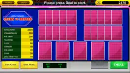 Game screenshot Video Poker Casino TV apk