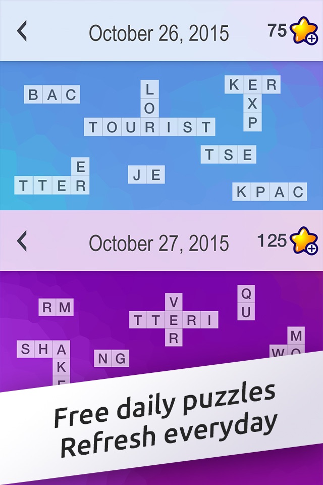 Crossword Jigsaw - Word Search and Brain Puzzle with Friends screenshot 4