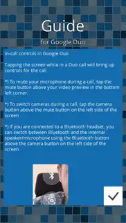 guide for google duo iphone screenshot 2