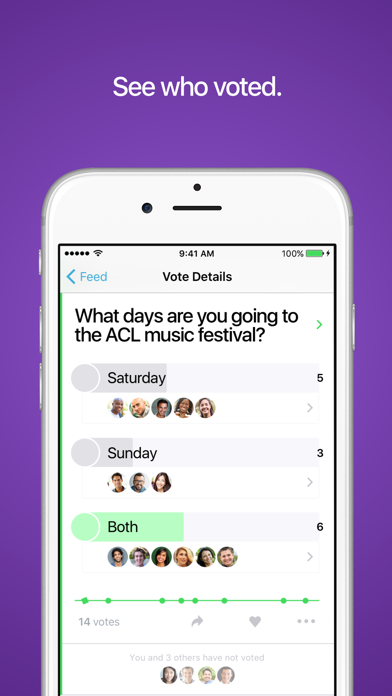 Screenshot #2 pour LubDub - poll, rate, decide