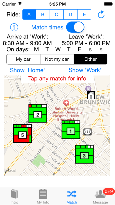 Screenshot #1 pour CarPooling - Princeton Ride Share