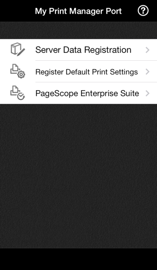 How to cancel & delete PageScope My Print Manager Port for iPhone/iPad from iphone & ipad 1