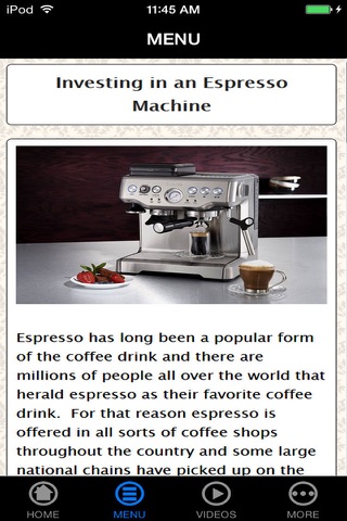 Espresso Yourself - Learn How to Make a Best Taste of Espresso Coffee screenshot 2
