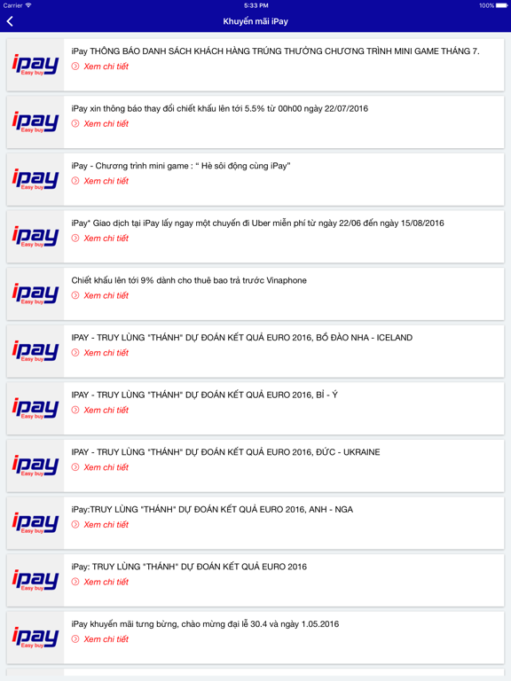 Screenshot #6 pour iPay.vn