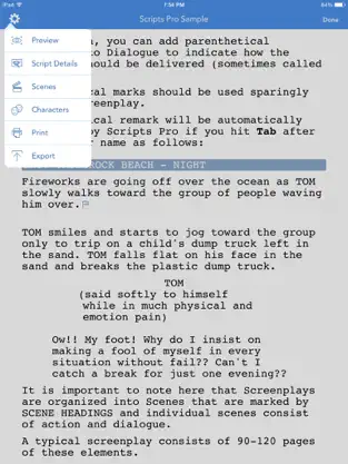 Screenshot 3 Scripts Pro - Screenwriting on the Go iphone