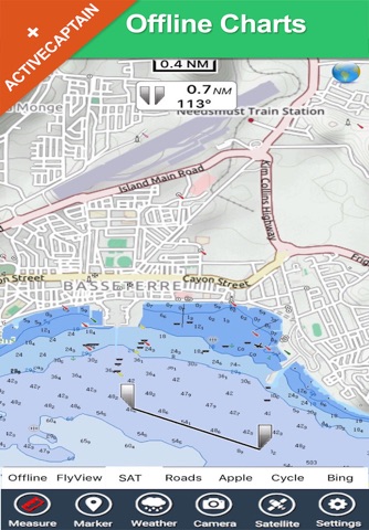 Saint Kitts Nevis HD GPS chart screenshot 2
