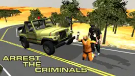 Game screenshot Offroad 4x4 Police Jeep – Chase & arrest robbers in this cop vehicle driving game mod apk