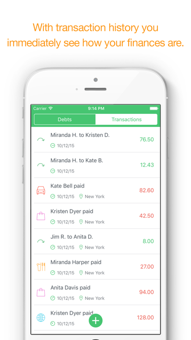 SettleApp – track and settle up your debts easilyのおすすめ画像4