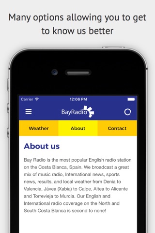 BayRadio screenshot 2