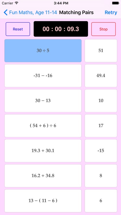 Fun Maths, Age 11-14