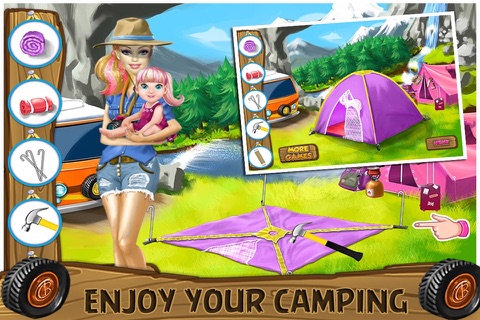 Princess Family Going To Camping screenshot 4