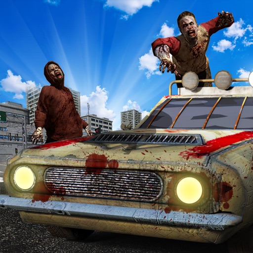 Crazy Zombies Car Wars 3D - Zombie Roadkill & Apocalypse Game icon