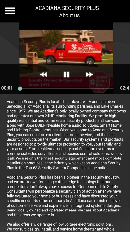 #2. Acadiana Security Plus (iOS) 由: Cyber Fision INC.