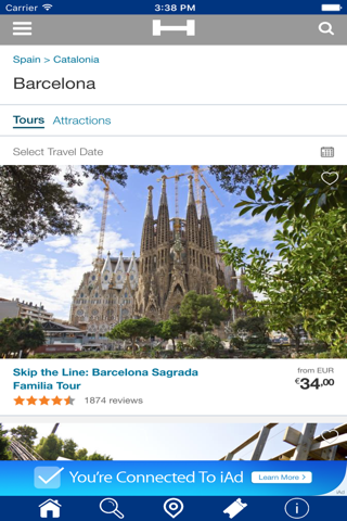 Barcelona Hotels + Compare and Booking Hotel for Tonight with map and travel tour screenshot 2