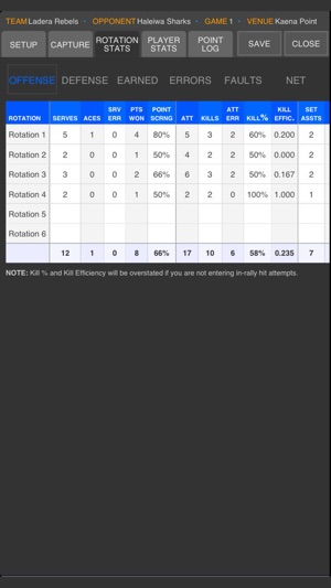 SoloStats 123 Volleyball(圖5)-速報App