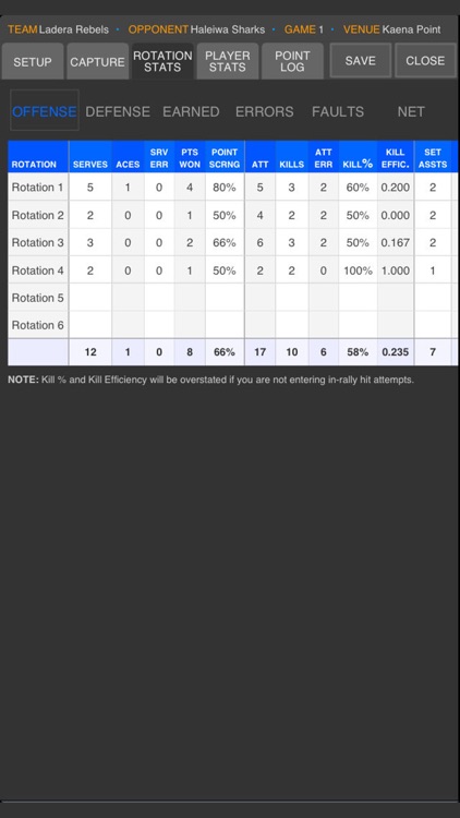 SoloStats 123 Volleyball screenshot-4