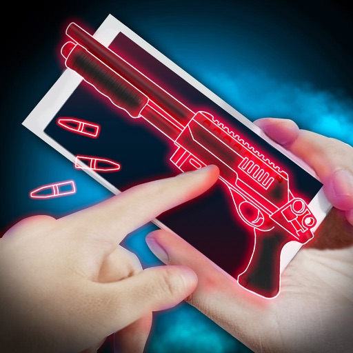 Simulator Neon Shotgun Prank icon