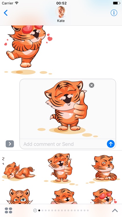 Tiger - Stickers for iMessage