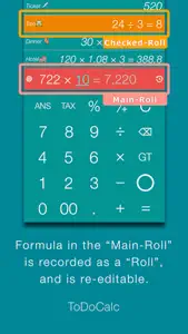 ToDoCalc - Best free & Smart calculator screenshot #3 for iPhone