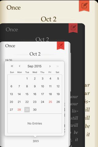 Once: Elegant and Clean Journal / Diary screenshot 4