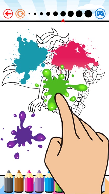 Coloring Book Education Game For Kid - Star vs Forces of Evil Edition Drawing And Painting Free Game HD
