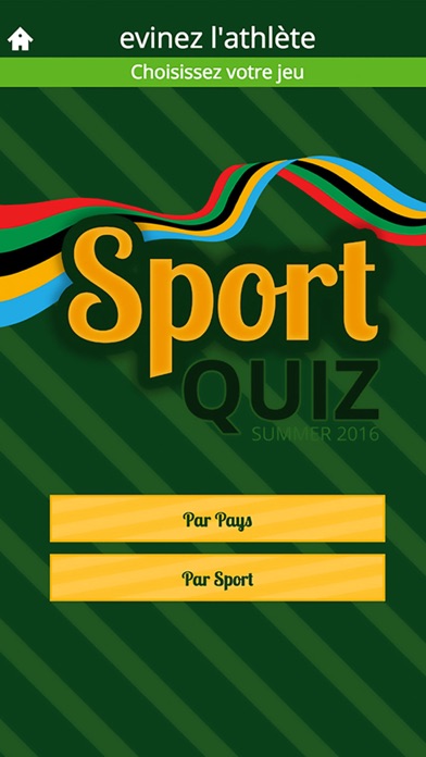 Screenshot #1 pour Sport Quiz - Evinez l'Athlète
