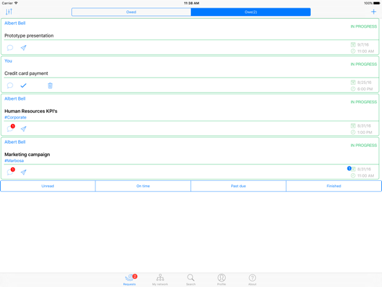 Ixitta iPad screenshot