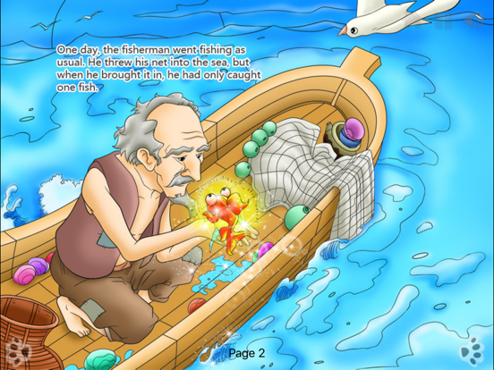 Screenshot #4 pour The Fisherman and the Goldfish - iBigToy
