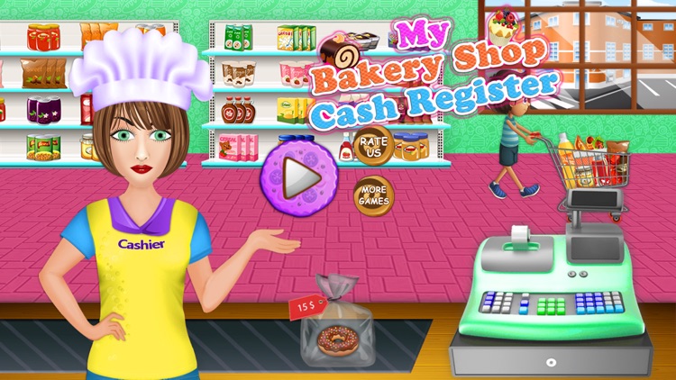 My Bakery Shop Cash Register  - Supermarket shopping girl top free time management grocery shop games for girls screenshot-3