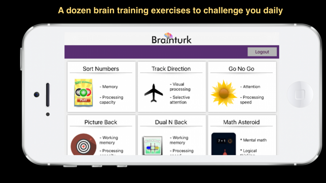Brainturk Brain Training games to peak performance(圖2)-速報App