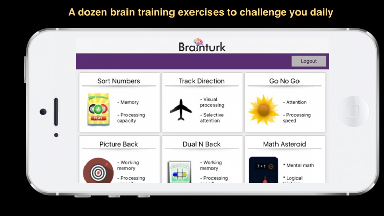Brainturk Brain Training games to peak performance