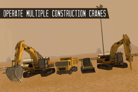 City Road Construction Crane Machine Operator 3D Simulator screenshot 4