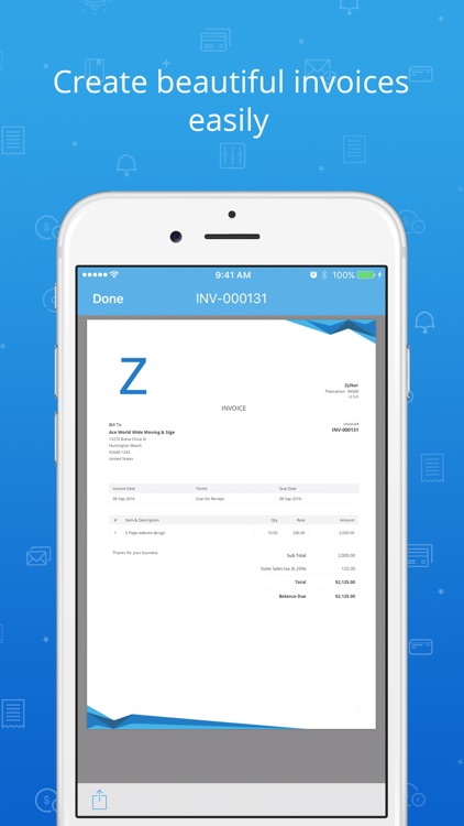 Accounting app - Zoho Books